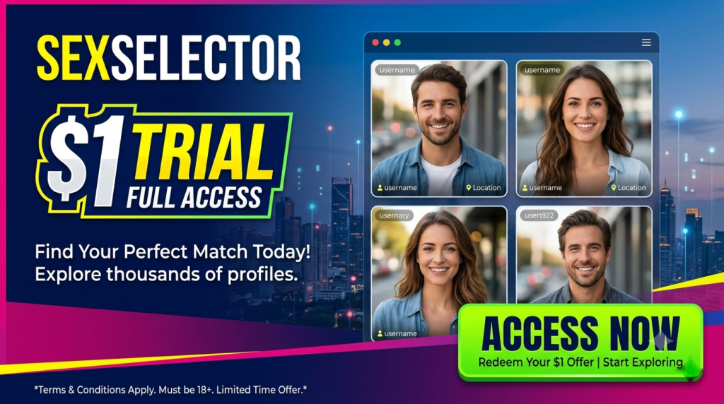 Sexselector $1 Trial – How to Get 7 Days of Full Premium Access